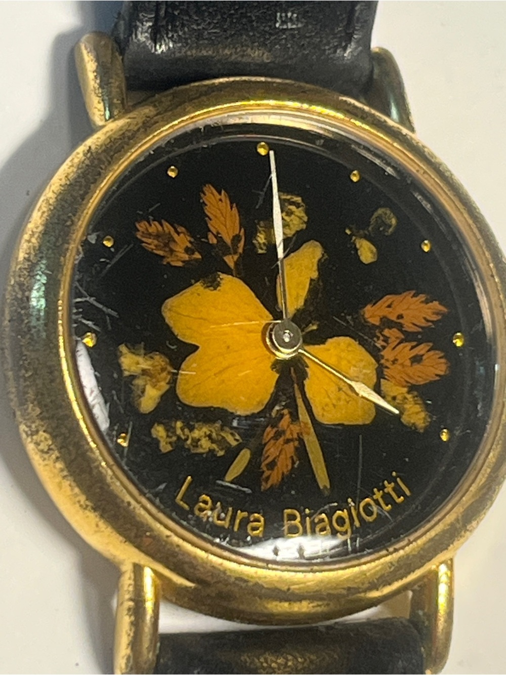 Vintage Laura Biagiotti Swiss-made "The Flower Watch"